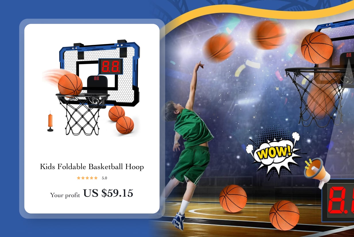 Kids Sports Toys Basketball Set