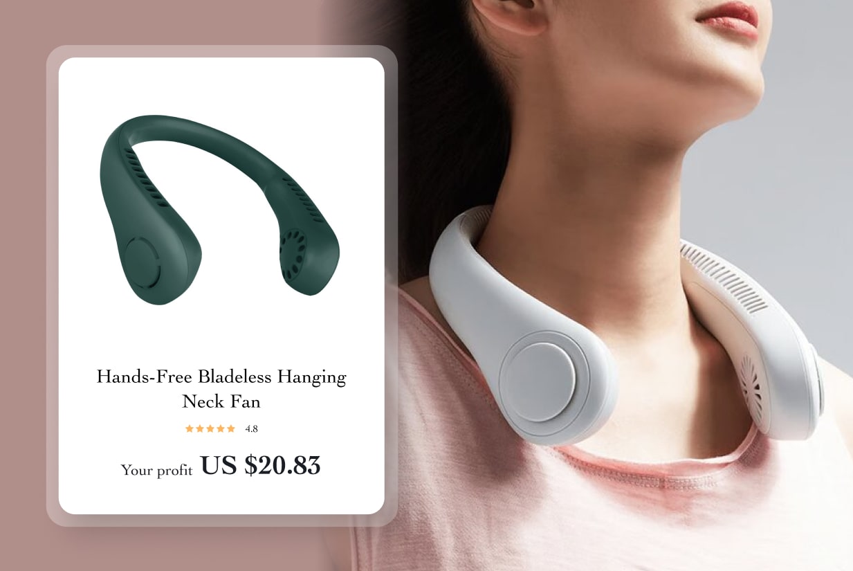 Hands-Free Neck Fan