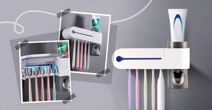 a picture showing this week's bestseller - Toothbrush Holder With UV Sterilizer