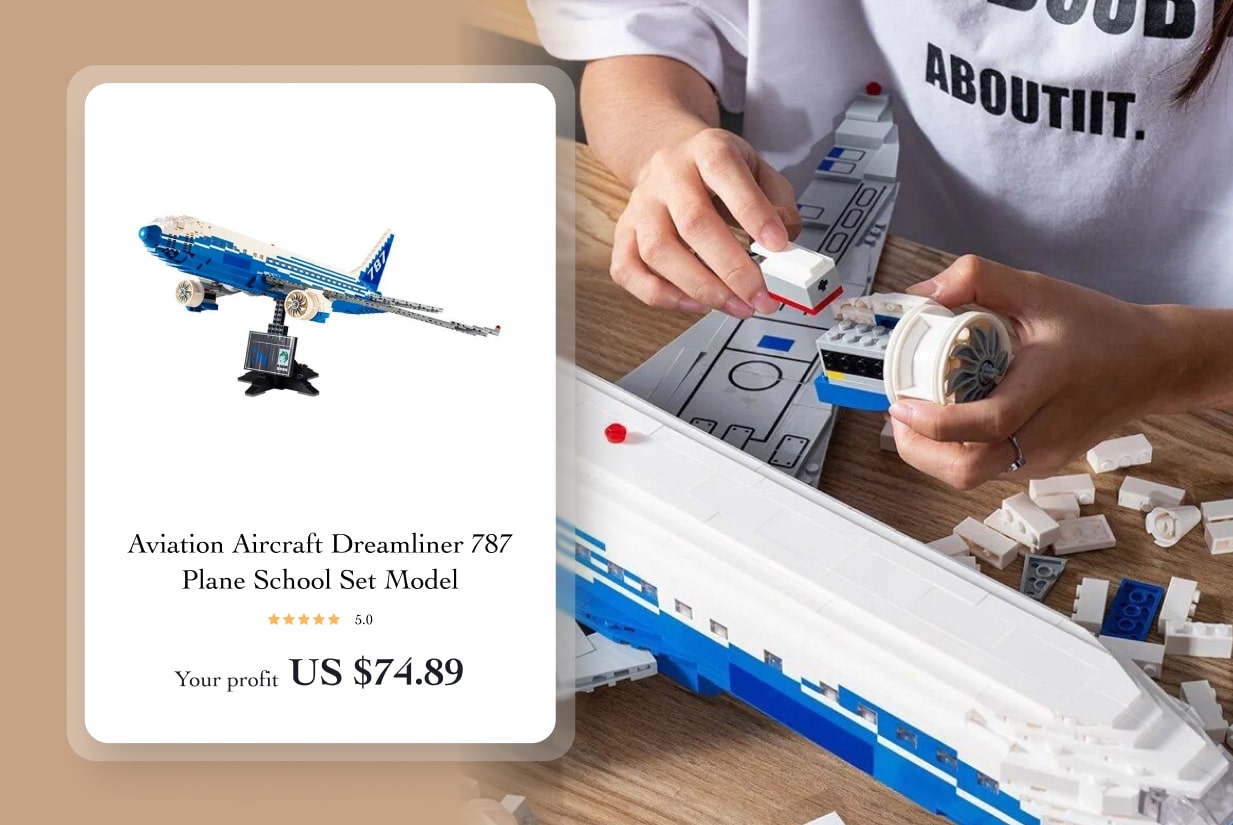 Dreamliner 787 Building Block Set